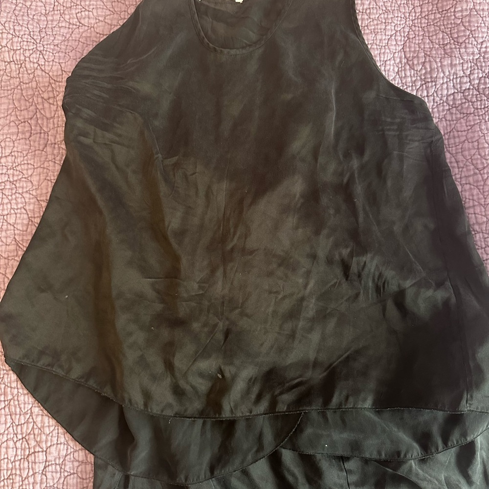 This is a silk Lunya PJ set my mom has had for years that she does not wear!